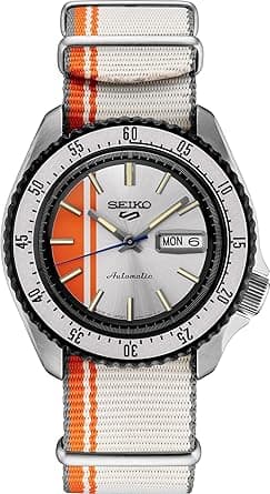 SEIKO SRPK73 Men's Analog Manual Automatic Winding Watch - Black Dial Silver Stainless Steel Band - 5 Sports 24 Jewels 100 Meters Water Resistant Depth Watch on Amazon.ae - Price Tracker