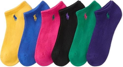 Polo Ralph Lauren womens Performance Cotton Low Cut Socks - 6 Pair Pack - Breathable Mesh & Sport Cushioning on Amazon.ae - Price Tracker