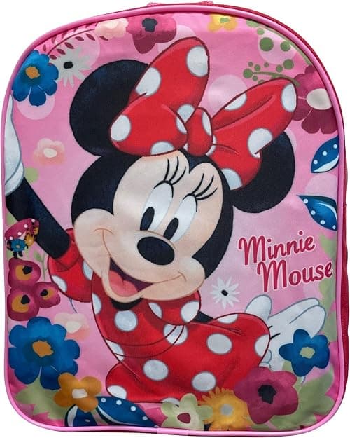 Ruz Minnie Mouse Toddler Girl 12 Inch Mini Backpack (Red-Pink), Red-pink, Small على Amazon.ae - متتبع الأسعار
