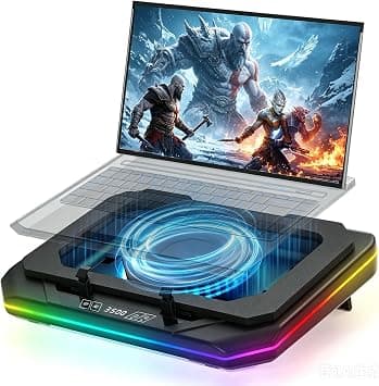 Cooling Pad for Asus ROG Zephyrus G14 Gaming Laptop Cooler with Powerful Turbo Cooling Fan Can Fast Cooling CPU+GPU 40°C, Variable Speed,6 RGB Light on Amazon.ae - Price Tracker