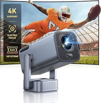 Mini-Projector, Portable-Projector with WiFi and Bluetooth, [4K Support/Electric Focus] Native 1080P Smart-Projector, Auto Keystone/270° Rotation, 2026 Outdoor-Movie-Proyector for Phone/TV Stick - Amazon.ae Price Tracker