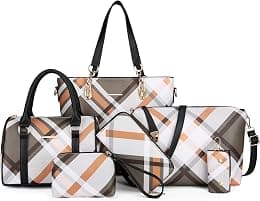 2E-youth womens Purses and Handbags Set tote handbag satchel shoulder bag purse - Best Deal Finder