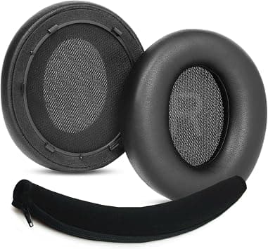 Space Q45 Ear Pads Ear Cushions Headband Covers Replacement Compatible with Anker Soundcore Space Q45 Bluetooth Wireless Over-Ear Headphones Protein Leather Earpads على Amazon.ae - متتبع الأسعار