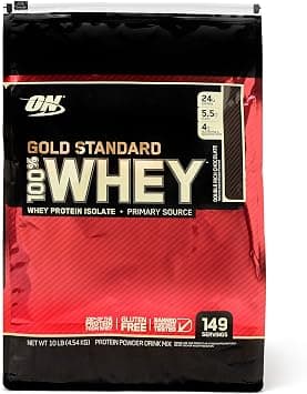 100% Whey Gold Standard - Chocolate 10 Pounds - متتبع أسعار Amazon.sa