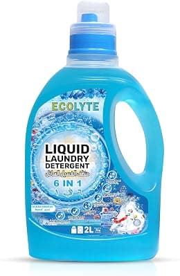 ECOLYTE+ Liquid Laundry Detergent for All Washing Machines, 6 in 1 Deep Clean Technology, Power Gel, Color Care, Perfect Cleanliness & Long-Lasting Freshness - (Ocean Breeze, 2 Liter) - Amazon.ae Price Tracker