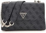 GUESS Womens Eco Erica Convertible Crossbody Flap Handbag - Best Deal Finder