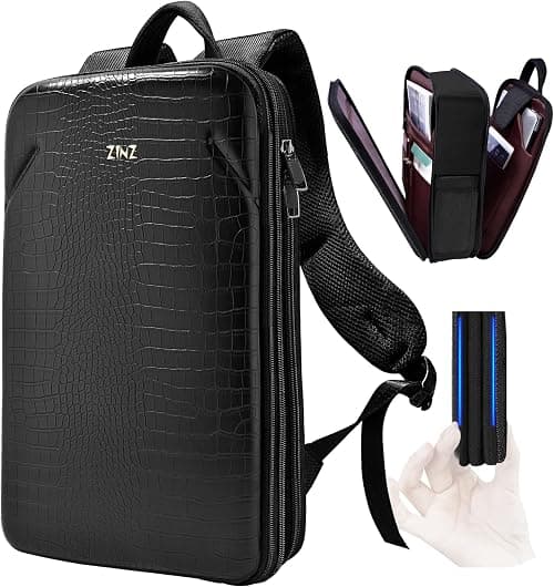 ZINZ Slim & Expandable Laptop Backpack 15 15.6 16 Inch Case, Water Resistant Travel Backpack Compatible with MacBook Pro/Neo 16" 15", Dell XPS 15 16 and Most 15" 15.6" 16" Notebooks على Amazon.ae - متتبع الأسعار