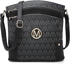 Crossbody Purse for Women Multi Pockets Crossover Bag Signature Monogram with Expandable Side Zippers for Ladies - Amazon.ae Price Tracker