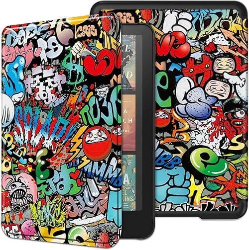 ProElite Cover Case for Kindle Paperwhite 12th Gen 7 inch Case, Slim Smart Flip case Cover for Amazon Kindle Paperwhite 12th Generation 7 inch 2024, Hippy on Amazon.ae - Price Tracker