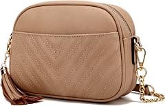 Lola Mae Quilted Crossbody Bag, Trendy Design Shoulder Purse - Amazon.ae Price Tracker