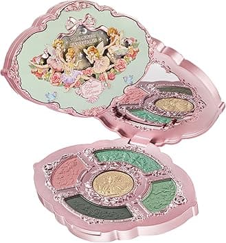 Flower Knows Midsummer Fairytales Embossed Five-Colour Eyeshadow Palette, Vibrant Colours, Long-Lasting, Waterproof (03 Fairy Melody, Net Wt. 0.23 oz./6.5g) on Amazon.ae - Price Tracker