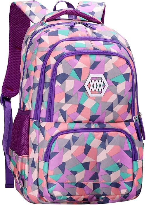 JiaYou Girl Flower Printed Primary Junior High University School Bag Bookbag Backpack on Amazon.ae - Price Tracker
