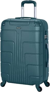 Senator Lightweight Luggage Checked Bag- 24 Inches Hardshell Suitcase Spinner Luggage for Travel A1012 | ABS Medium Size Luggage with Spinner Wheels 4 (Checked Luggage 24-Inch, Dark Teal) on Amazon.ae - Price Tracker