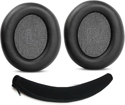 Earpads and Headband Replacement Compatible with Anker Soundcore Space Q45 Bluetooth Wireless Over-Ear Headphone Ear Pads with Softer Protein Leather/Memory Foam on Amazon.ae - Price Tracker
