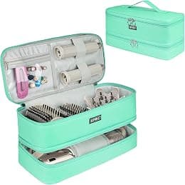 Travel Carrying Case Compatible with Shark Flexstyle Styler/Hair Dryer,Double-Layer Hair Hot Tools Storage Bag Compatible with Dyson Airwrap Styler/Supersonic Hair Dryer and Attachments - Best Deal Finder