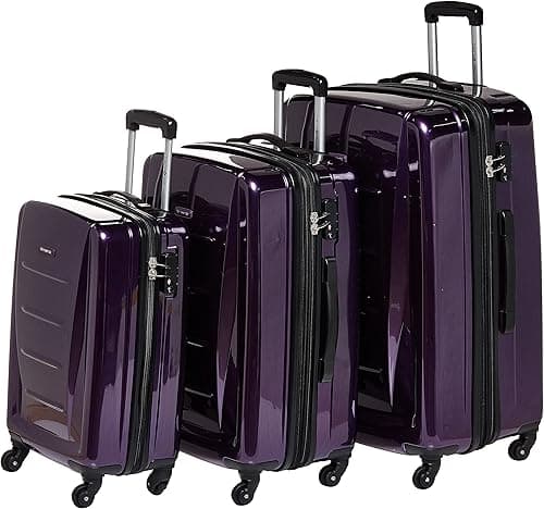 Samsonite Winfield 2 Fashion 3-Piece Hardside Luggage Sets, Purple, 71 56847-1717 on Amazon.ae - Price Tracker