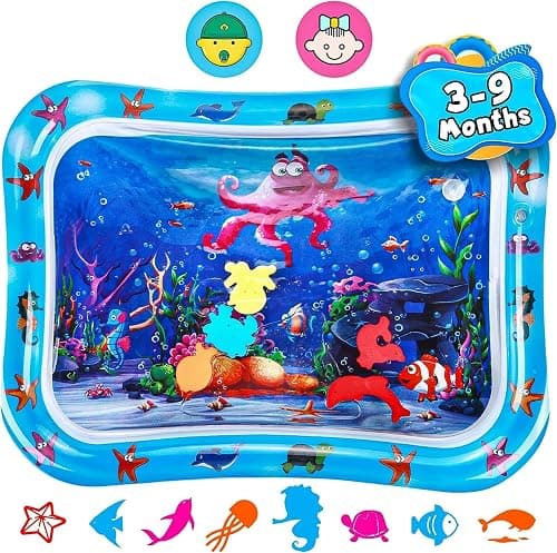Jestilo Inflatable Tummy Time Water Mat Baby – Infant and Toddler Play Sensory Toys for Early Development Activities | Age 3 to 12 Months on Amazon.ae - Price Tracker