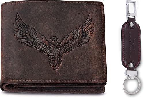 URBAN FOREST Zeus RFID Blocking Leather Wallet for Men, Vintage Brown with Keychain, Two Fold Wallet on Amazon.ae - Price Tracker