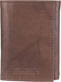 Kenneth Cole REACTION Men's Wallet - RFID Genuine Leather Slim Trifold with ID Window and Card Slots - Best Deal Finder