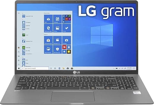 LG Gram 15Z90N Laptop 15.6" IPS Ultra-Lightweight, (1920 x 1080), 10th Gen Intel Core i5, 8GB RAM, 256GB SSD, Windows 10 Home, USB-C, HDMI, Headphone Input - Silver على Amazon.ae - متتبع الأسعار