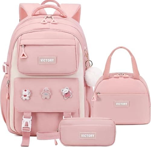 Backpack for Girls, Waterproof Kids Backpacks School Bag Toddler Bookbags Cute Travel Daypack on Amazon.ae - Price Tracker
