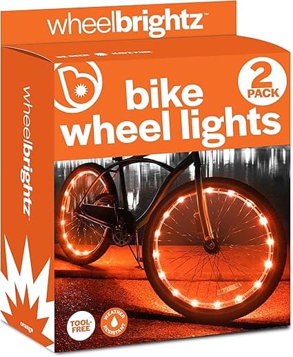 Wheelbrightz LED Bicycle Wheel Lights – Bright, Colorful Light for Bikes – Fits Front or Rear Tire – Weather-Resistant Tube with Battery Pack – for All Ages on Amazon.ae - Price Tracker