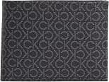 Calvin Klein Classic Mono Trifold 10Cc W/Coin Wallets For Men Classic Mono Black Os - Best Deal Finder