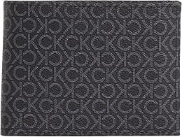 Calvin Klein Classic Mono Trifold 10Cc W/Coin Wallets For Men Classic Mono Black Os - Best Deal Finder