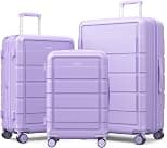 SHOWKOO Suitcase Hard Shell Expandable Durable PC+ABS Lightweight Travel Luggage High Capacity with Double Spinner Wheels and TSA Lock - Best Deal Finder