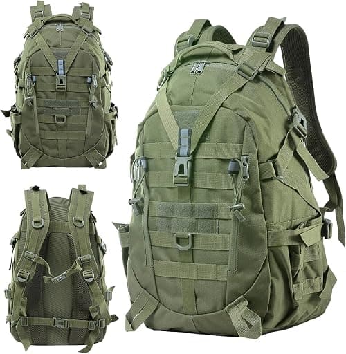 Military Tactical Backpack 35L Army 3 Day Assault Pack Molle Bag Waterproof Rucksacks for Outdoor Hiking Camping Trekking Hunting Traveling,School Bag for Boys على Amazon.ae - متتبع الأسعار