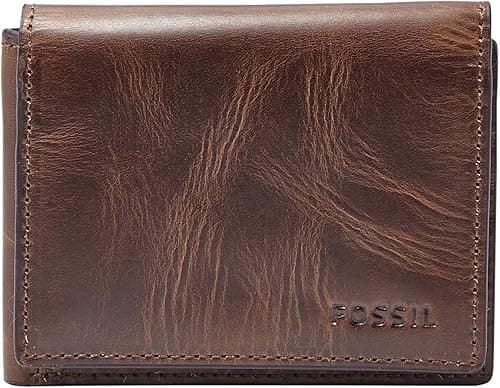 Fossil Men's RFID-Blocking Leather Execufold Trifold Wallet for Men on Amazon.ae - Price Tracker