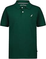 Nautica boys Short Sleeve Solid Polo Polo Shirt - Best Deal Finder