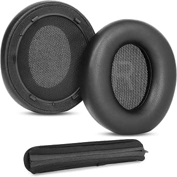 Space Q45 Replacement Ear Pads and Headband Cover Compatible with Soundcore by Anker Space Q45 Adaptive Active (Synthetic Leather/Memory Foam) Headband with Softer Fabric على Amazon.ae - متتبع الأسعار