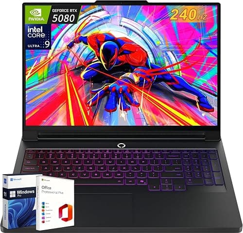 Lenovo Legion Pro 7i Gen 10 16" Gaming Laptop 2025, Intel Ultra 9 275HX(Up to 5.4GHz), GeForce RTX 5080 16GB, 32 GB DDR5, 1 TB SSD, 16.0" 240Hz OLED, Per-Key RGB, Wi-Fi 7, Lifetime Office, Win 11 Pro on Amazon.ae - Price Tracker