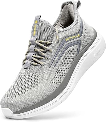 FitVille Shoes Men Wide Running Shoes Athletic Shoes Sneakers - Cloud Strider V1 على Amazon.ae - متتبع الأسعار