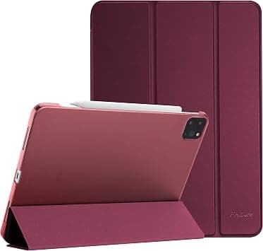 ProCase iPad Pro 11 Case 2020 & 2018, Slim Hard Shell Protective Stand Cover for iPad Pro 11 2nd Gen 2020 (Latest Model) & 1st Gen 2018 [Support 2nd Gen Apple Pencil Charging] -Wine - Amazon.ae Price Tracker