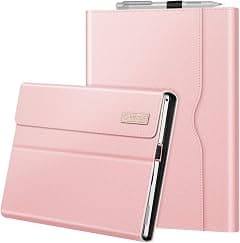 Fintie Case for 12.3 Inch Microsoft Surface Pro 7 Plus, Surface Pro 7, Surface Pro 6, Pro 5, Pro 4, Pro 3 - Portfolio Business Cover with Pocket, Compatible with Type Cover Keyboard, Rose Gold - Amazon.ae Price Tracker
