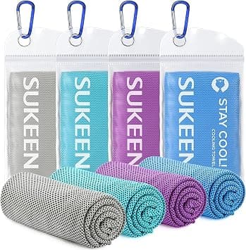Sukeen [2 Pack] Cooling Towel (40"x12"), Ice Towel, Soft Breathable Chilly Towel, Microfiber Instant Cooling Towel for Yoga, Sport, Running, Gym, Workout,Camping, Fitness, Workout on Amazon.ae - Price Tracker