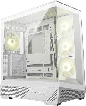 MSI MAG PANO 130R PZ WHITE - Mid-tower Gaming PC Case - Supports GPU up to 400 mm in length, Removable Dust Filters, USB 20Gbps (Type-C), Back-connect ATX & Micro-ATX Motherboard support on Amazon.ae - Price Tracker