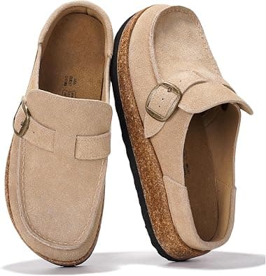 Project Cloud 100% Genuine Leather Moccasin-Style Clogs for Women - Memory Foam and Water Resistant Mules Slip-on - Non-Slip and Durable Clogs Casual Shoes for Women Footwear (Carline) on Amazon.ae - Price Tracker