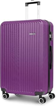 VERTEX Series Lightweight ABS hardside luggage (Purple, 20 inches) على Amazon.ae - متتبع الأسعار