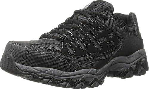 Skechers Cankton-U Mens Industrial Sneaker Shoes , Brown , 39.5 EU على Amazon.ae - متتبع الأسعار
