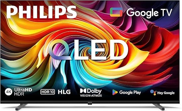 PHILIPS 50 INCH PREMIUM QLED GOOGLE TV 50PQT8530/56, DOLBY VISION,DOLBY ATMOS, GOOGLE ASSIST, 2025 MODEL on Amazon.ae - Price Tracker
