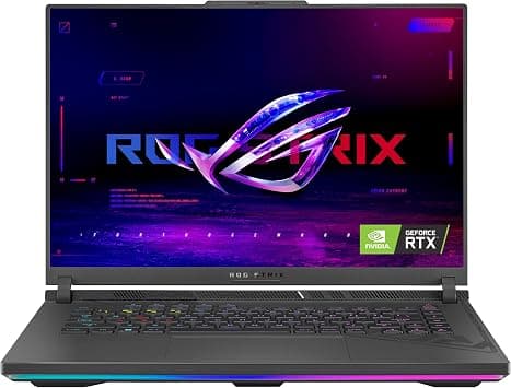 ASUS ROG Strix G16 G614JU-N3111W Eclipse Gray Gaming Laptop, i7-13650HX 16GB 1TB PCIE 4.0 SSD, NV RTX 4050, 6GB VRAM, WIN11 HOME, 16-inch 165Hz, HD Webcam, Backlit-RGB-Eng-Arb-KB على Amazon.ae - متتبع الأسعار
