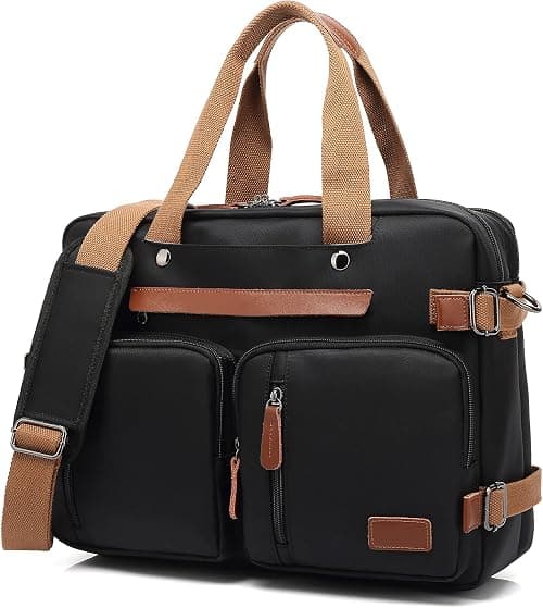 CoolBELL Laptop Backpack Briefcase Shoulder Bag 3 in 1 Convertible Bag Messenger Bag for Bussiness School and Travel for Men Women on Amazon.ae - Price Tracker
