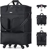 Hanke Suitcases with Wheels Expandable Foldable Luggage Bag Collapsible Rolling Travel Duffel Bag without Telescoping Handle - Best Deal Finder