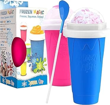 COOLBABY Slushy Cup Maker | Frozen Magic Slushie Machine | Cool Stuff for Teens | TikTok Trend Items | Smoothie Squeeze Cup - Amazon.ae Price Tracker