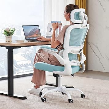 TRALT Office Chair Ergonomic Desk Chair, 330 LBS Home Mesh Office Desk Chairs with Wheels, Comfortable Gaming Chair, High Back Office Chair for Long Hours (Blue) - Amazon.ae Price Tracker