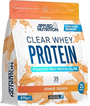 Applied Nutrition Clear Whey Isolate - Whey Protein Isolate, Refreshing High Protein Powder, Fruit Juice Style Flavours (35 Servings, Orange Squash) on Amazon.ae - Price Tracker