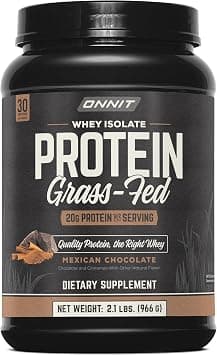 Grass Fed Whey Isolate Protein - Mexican Chocolate (30 Servings) on Amazon.ae - Price Tracker